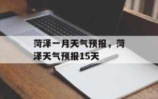 菏泽一月天气预报，菏泽天气预报15天