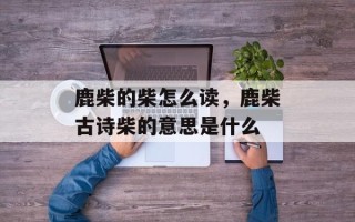 鹿柴的柴怎么读，鹿柴古诗柴的意思是什么