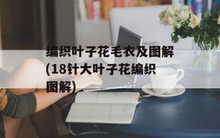 编织叶子花毛衣及图解(18针大叶子花编织图解)