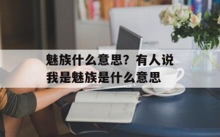魅族什么意思？有人说我是魅族是什么意思