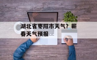湖北省枣阳市天气？蕲春天气预报