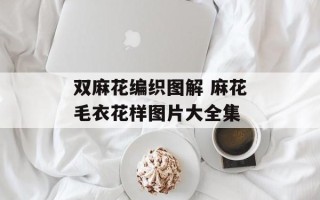 双麻花编织图解 麻花毛衣花样图片大全集