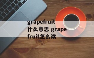 grapefruit什么意思 grapefruit怎么读
