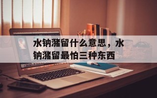 水钠潴留什么意思，水钠潴留最怕三种东西