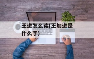 王进怎么读(王加进是什么字)