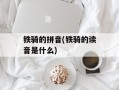 铁骑的拼音(铁骑的读音是什么)