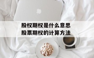 股权期权是什么意思 股票期权的计算方法