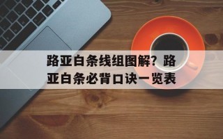 路亚白条线组图解？路亚白条必背口诀一览表