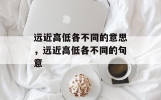 远近高低各不同的意思，远近高低各不同的句意
