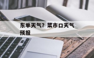 东单天气？菜市口天气预报