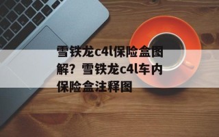 雪铁龙c4l保险盒图解？雪铁龙c4l车内保险盒注释图