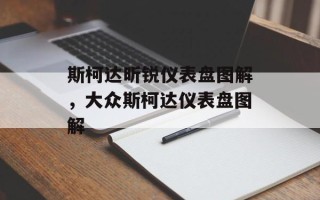 斯柯达昕锐仪表盘图解，大众斯柯达仪表盘图解