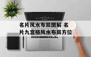 名片风水布局图解 名片九宫格风水布局方位
