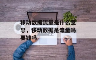 移动数据流量是什么意思，移动数据是流量吗要钱吗