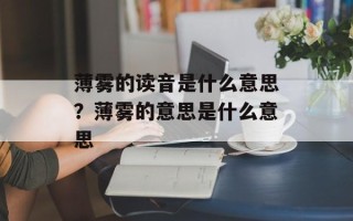 薄雾的读音是什么意思？薄雾的意思是什么意思