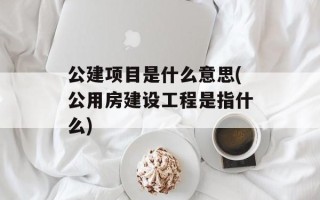 公建项目是什么意思(公用房建设工程是指什么)