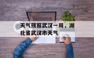 天气预报武汉一周，湖北省武汉市天气