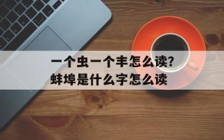一个虫一个丰怎么读？蚌埠是什么字怎么读