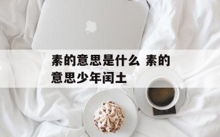素的意思是什么 素的意思少年闰土