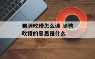 驰骋畋猎怎么读 驰骋畋猎的意思是什么