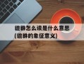 貔貅怎么读是什么意思(貔貅的象征意义)