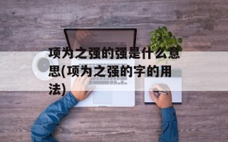 项为之强的强是什么意思(项为之强的字的用法)