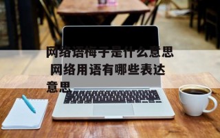 网络语梅子是什么意思 网络用语有哪些表达意思