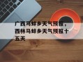 广西马蚌乡天气预报，西林马蚌乡天气预报十五天