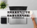 沈阳未来天气(辽宁沈阳未来七天天气预报)
