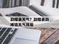 勐腊县天气？勐腊县勐捧镇天气预报