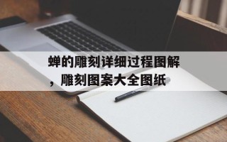 蝉的雕刻详细过程图解，雕刻图案大全图纸