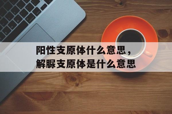 阳性支原体什么意思，解脲支原体是什么意思-第1张图片-