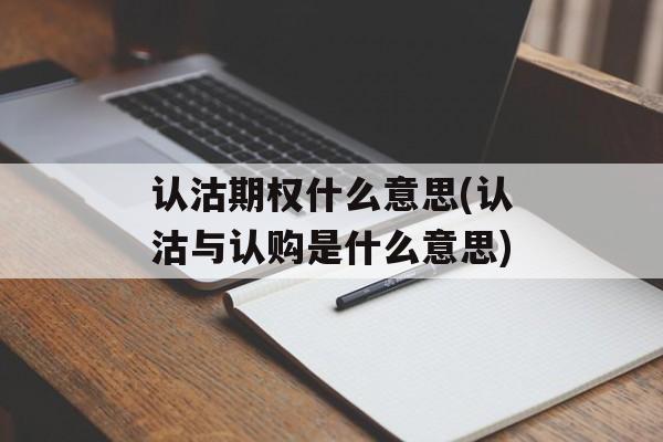 认沽期权什么意思(认沽与认购是什么意思)-第1张图片-