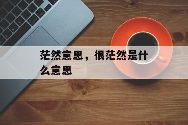 茫然意思，很茫然是什么意思-第1张图片-