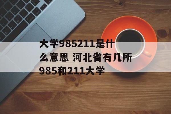 大学985211是什么意思 河北省有几所985和211大学-第1张图片-