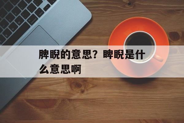 脾睨的意思？睥睨是什么意思啊-第1张图片-