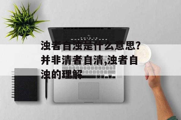 浊者自浊是什么意思？并非清者自清,浊者自浊的理解-第1张图片-